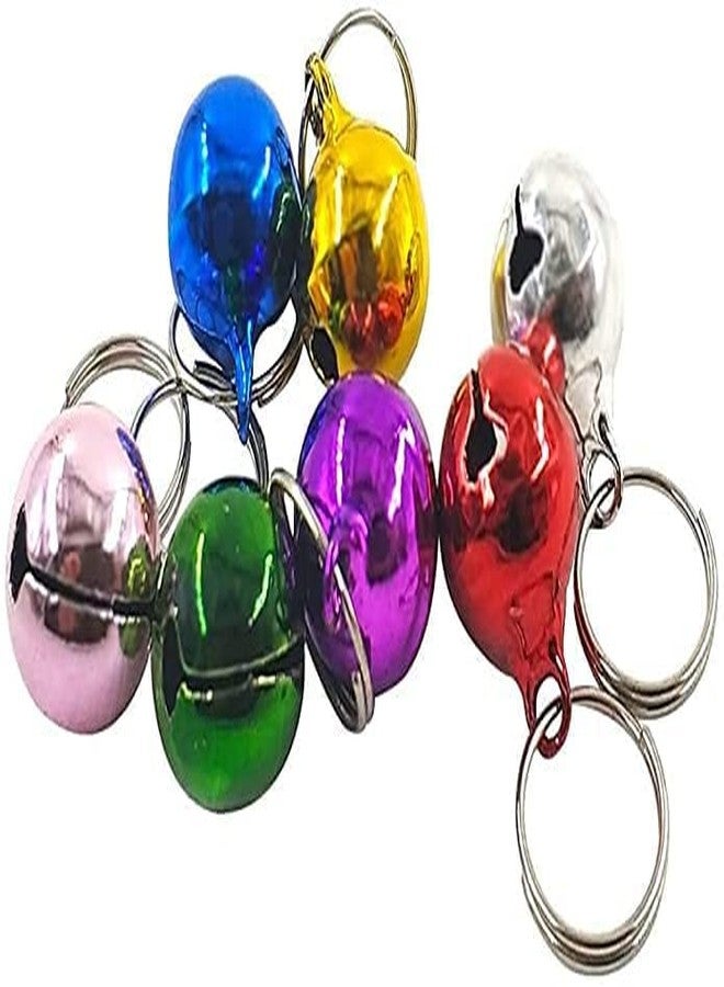 D&C PAWS مجموعة من 8 قطع من تعليقات طوق الكلاب D&C PAWS Bell متعددة الألوان - Image 1